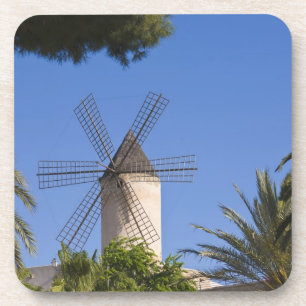Windmill, Palma, Mallorca, Spanien Untersetzer