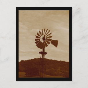 Windmill Postcard Postkarte