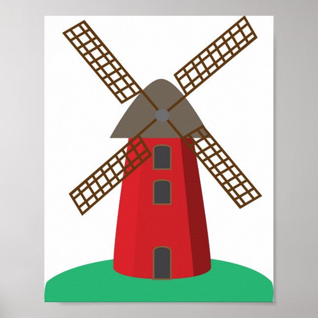 Windmill Poster (Vorne)