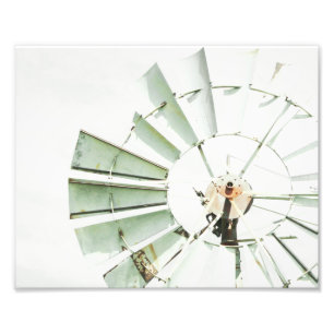 Windmill Power Bauernhof Fotodruck