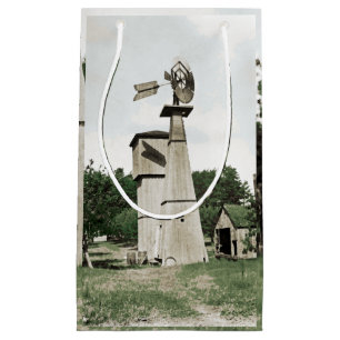 Windmill Rural Farm 1890er Jahre Colorsplash Wasse Kleine Geschenktüte