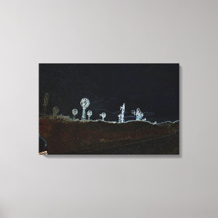 Windmill Windfarm Car Circa 1930er Jahre Fotograf Leinwanddruck