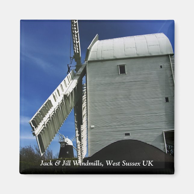 Windmills : Jack & Jills @ West Sussex UK Magnet (Vorne)