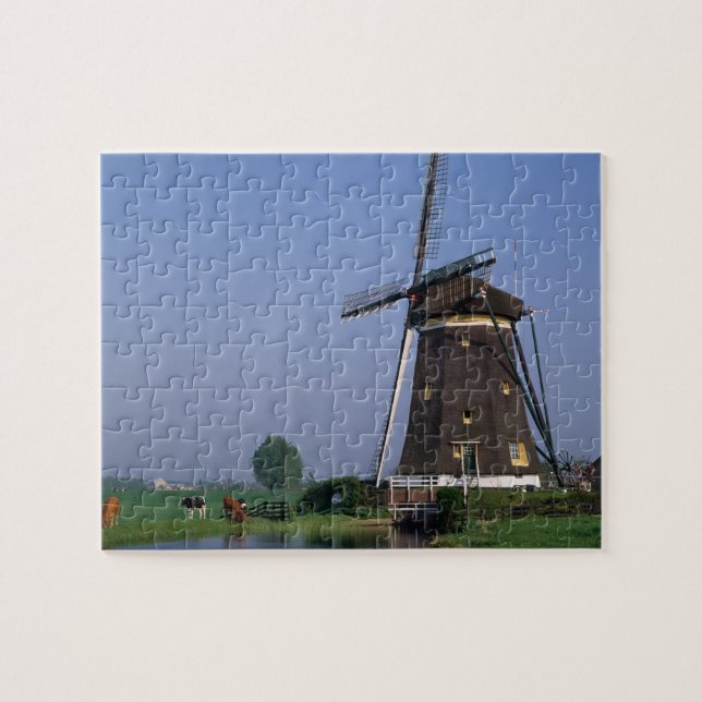 Windmills, Leidschendam, Niederlande Puzzle (Horizontal)
