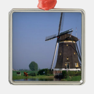Windmills, Leidschendam, Niederlande Silbernes Ornament