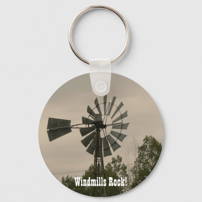 Windmills Rock! Schlüsselanhänger (Vorderseite)