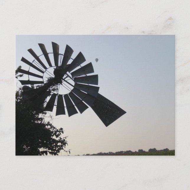 Windmühle 2 Postkarte (Vorderseite)