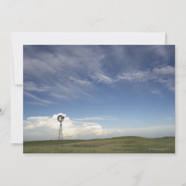 Windmühle auf dem Feld (Vorderseite)