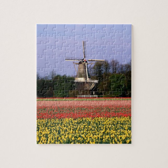 Windmühle auf den Birnengebieten Puzzle (Vertikal)
