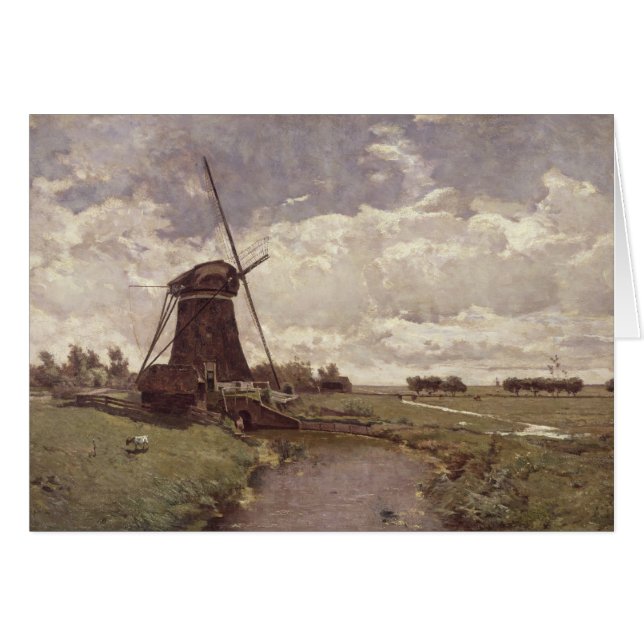 Windmühle bei Leidschendam (Vorderseite (Horizontal))