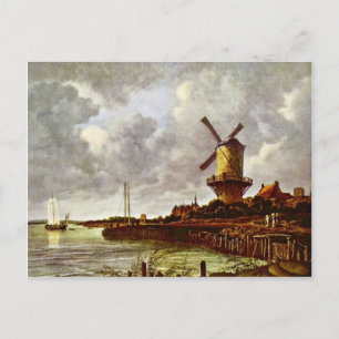 Windmühle bei Wijk Bij Duurstede [1]. Von Jacob I Postkarte