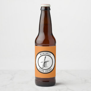 Windmühle Bierflaschenetikett