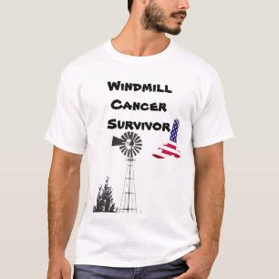 Windmühle Cancer Survivor Männer-T - Shirt