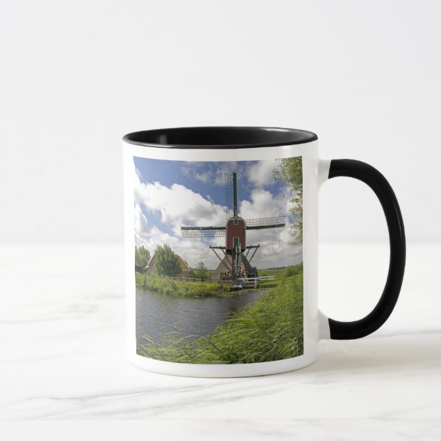 Windmühle entlang eines Kanals östlich von Leiden Tasse (Rechts)
