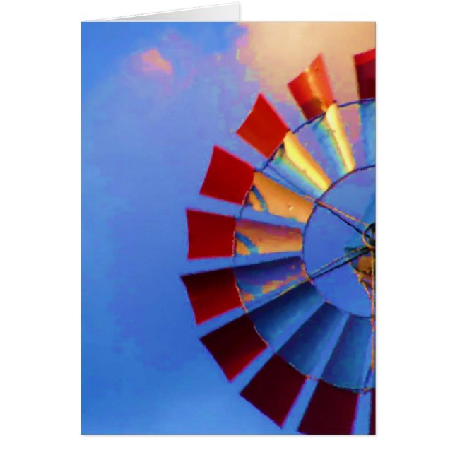 Windmühle gegen blauen Himmel, Indianapolis, (Vorne)