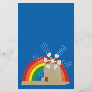 Windmühle im Regenbogengrund Flyer