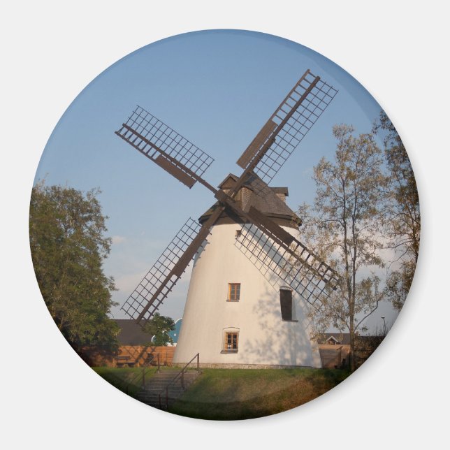 Windmühle in Podersdorf Magnet (Vorne)