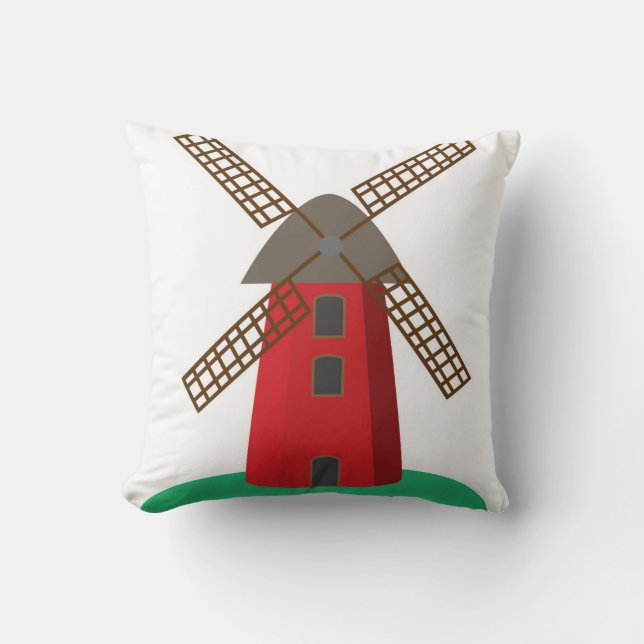 Windmühle Kissen (Vorderseite)