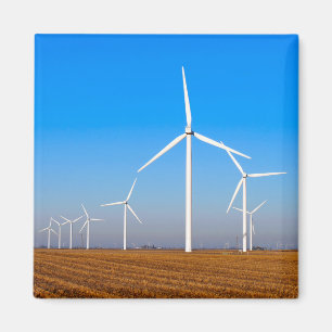 Windmühle Landschaft Magnet