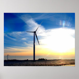Windmühle Poster