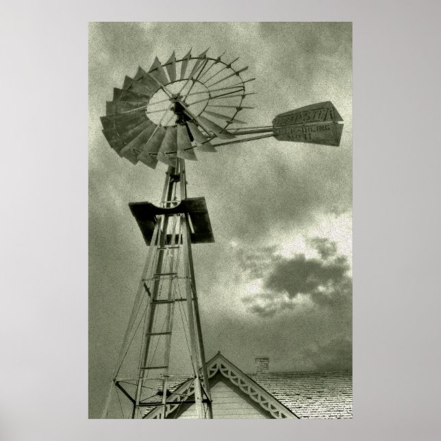 Windmühle Poster (Vorne)