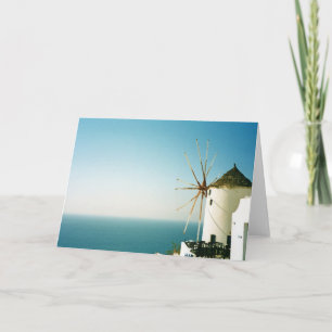 Windmühle Santorini, Griechenland Karte