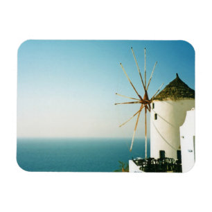 Windmühle Santorini, Griechenland Magnet