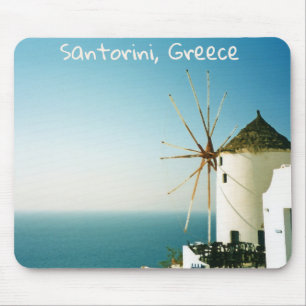 Windmühle Santorini, Griechenland Mousepad