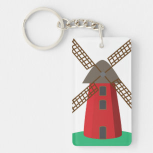 Windmühle Schlüsselanhänger
