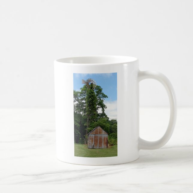 Windmühle und Splitter Kaffeetasse (Rechts)