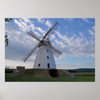 Windmühle Veltheim Poster