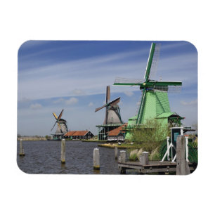 Windmühle, Zaanse Schans, Holland, Niederlande 2 Magnet