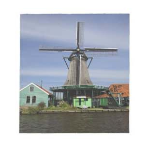 Windmühle, Zaanse Schans, Holland, Niederlande 3 Notizblock