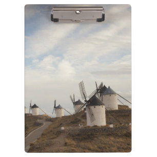 Windmühlen Consuegra, antike La Mancha Klemmbrett