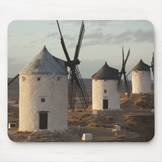 Windmühlen Consuegra, antike La Mancha Mousepad (Vorne)