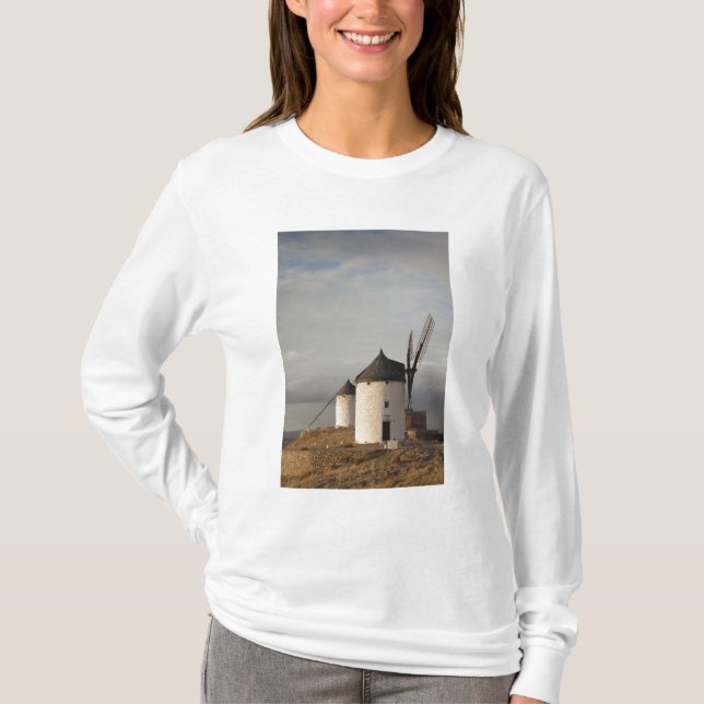 Windmühlen Consuegra, antike La Mancha T-Shirt (Vorderseite)