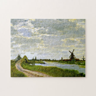Windmühlen in der Nähe von Zaandam Monet Lema Puzzle