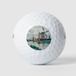 Windmühlen in Holland (Niederlande) Golfball