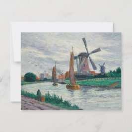 Windmühlen in Holland (Niederlande) Karte