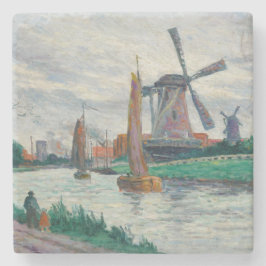 Windmühlen in Holland (Niederlande) Steinuntersetzer