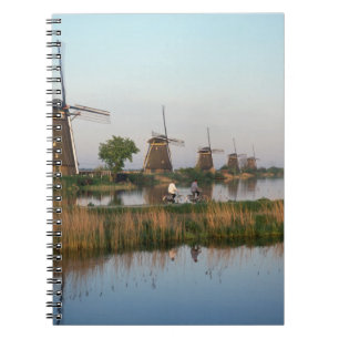 Windmühlen, Kinderdijk, Niederlande Notizblock
