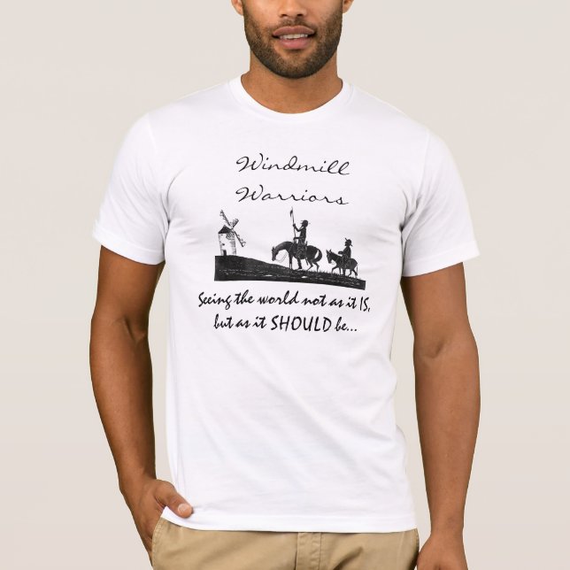 Windmühlen-Krieger-T-Shirt T-Shirt (Vorderseite)