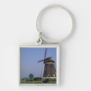 Windmühlen, Leidschendam, Niederlande Schlüsselanhänger