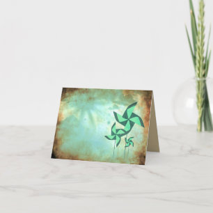 Windmühlen-Träume Feiertagskarte