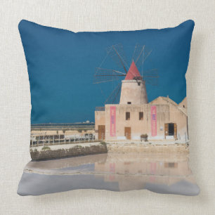 Windmühlen- und Salzwannen an der Saline von Kissen