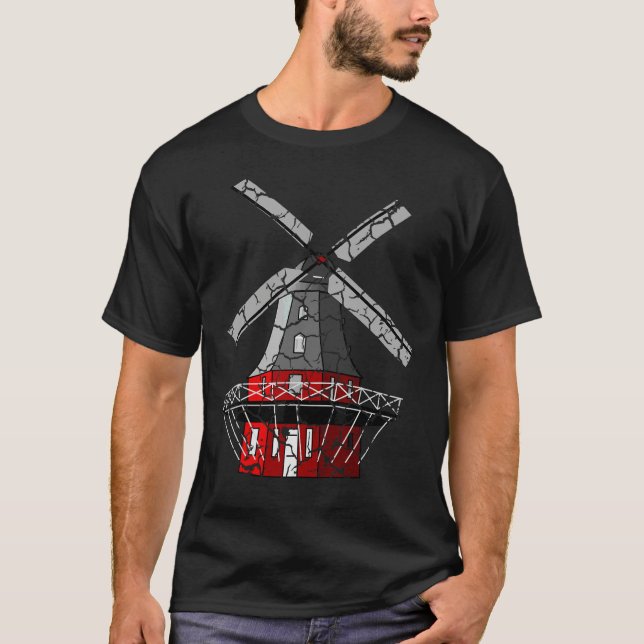 Windmühlenfarm in Not T-Shirt (Vorderseite)