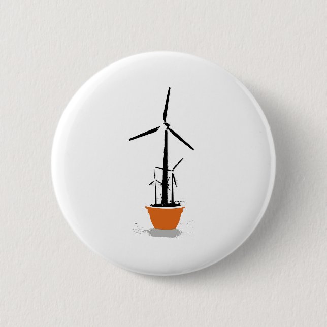 Windmühlentopf Button (Vorderseite)