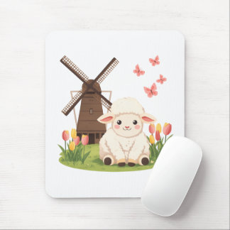 Windmühlenwiese Schafe Mousepad