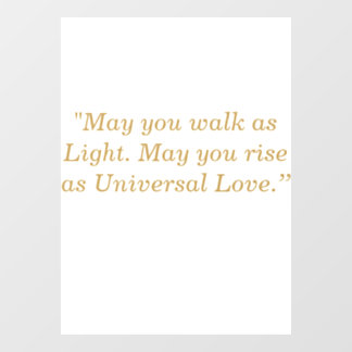 Window and MIrror Clings Fensteraufkleber