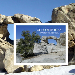 Window Arch, City of Rocks National Refuge, ID Pos Postkarte